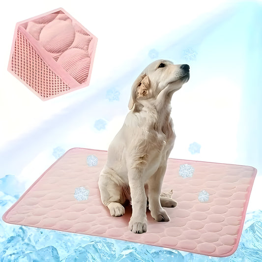 Luxury Cooling Bed for Cats & Dogs - Pink